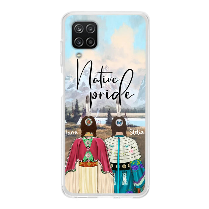 Custom Personalized Native American Couple Phone Case - Native Pride - Case Phone For iPhone And Samsung