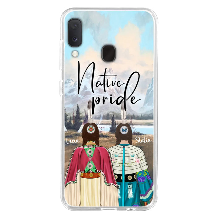 Custom Personalized Native American Couple Phone Case - Native Pride - Case Phone For iPhone And Samsung