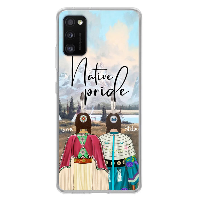 Custom Personalized Native American Couple Phone Case - Native Pride - Case Phone For iPhone And Samsung