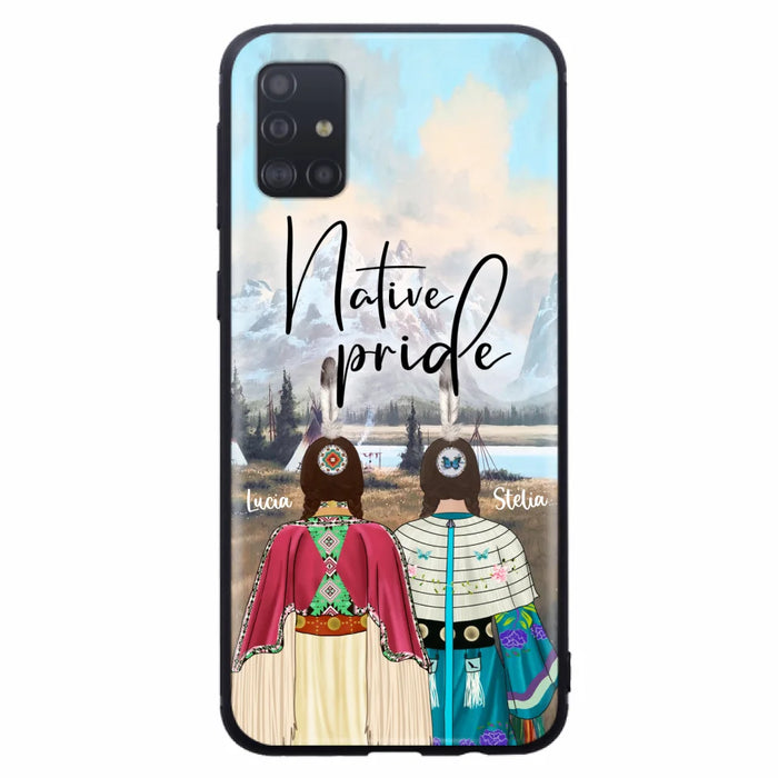 Custom Personalized Native American Couple Phone Case - Native Pride - Case Phone For iPhone And Samsung