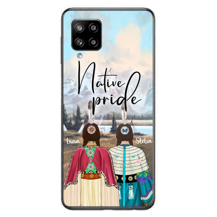 Custom Personalized Native American Couple Phone Case - Native Pride - Case Phone For iPhone And Samsung