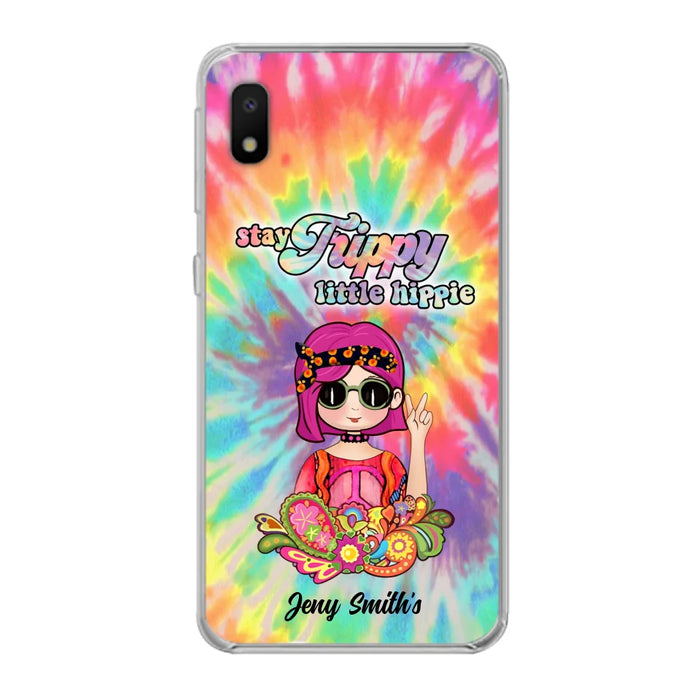 Personalized Hippie Phone Case - Stay Trippy Little Hippie - Case Phone For iPhone And Samsung