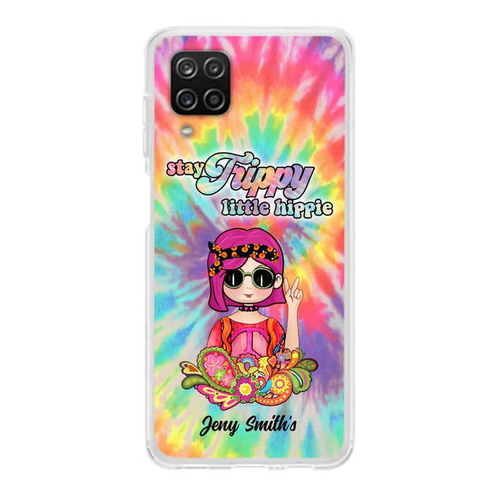 Personalized Hippie Phone Case - Stay Trippy Little Hippie - Case Phone For iPhone And Samsung