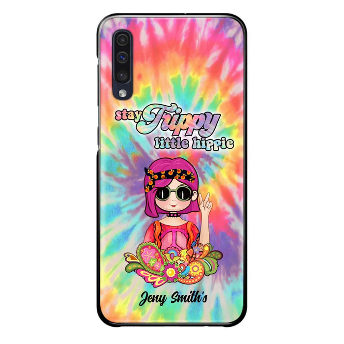 Personalized Hippie Phone Case - Stay Trippy Little Hippie - Case Phone For iPhone And Samsung