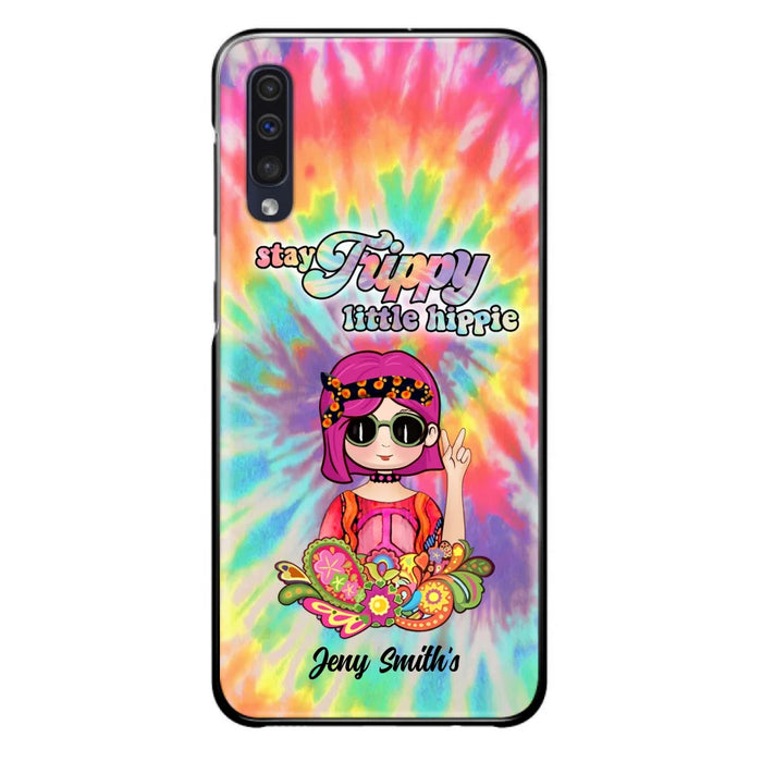 Personalized Hippie Phone Case - Stay Trippy Little Hippie - Case Phone For iPhone And Samsung