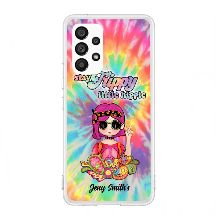 Personalized Hippie Phone Case - Stay Trippy Little Hippie - Case Phone For iPhone And Samsung