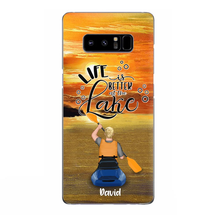 Personalized Kayak Phone Case - Man/ Woman/ Couple - Life Is Better At The Lake - Phone Case For iPhone And Samsung - FKUJGV