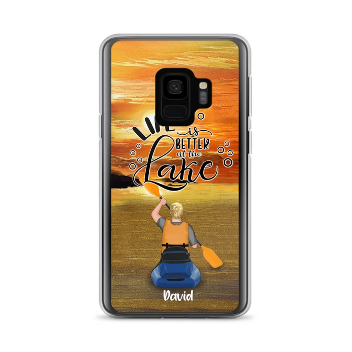 Personalized Kayak Phone Case - Man/ Woman/ Couple - Life Is Better At The Lake - Phone Case For iPhone And Samsung - FKUJGV