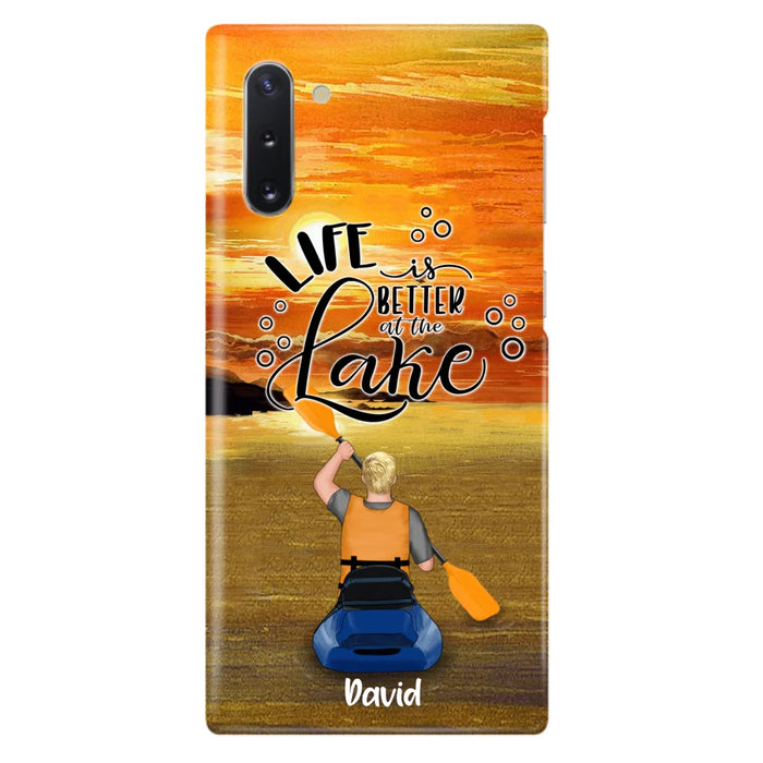 Personalized Kayak Phone Case - Man/ Woman/ Couple - Life Is Better At The Lake - Phone Case For iPhone And Samsung - FKUJGV