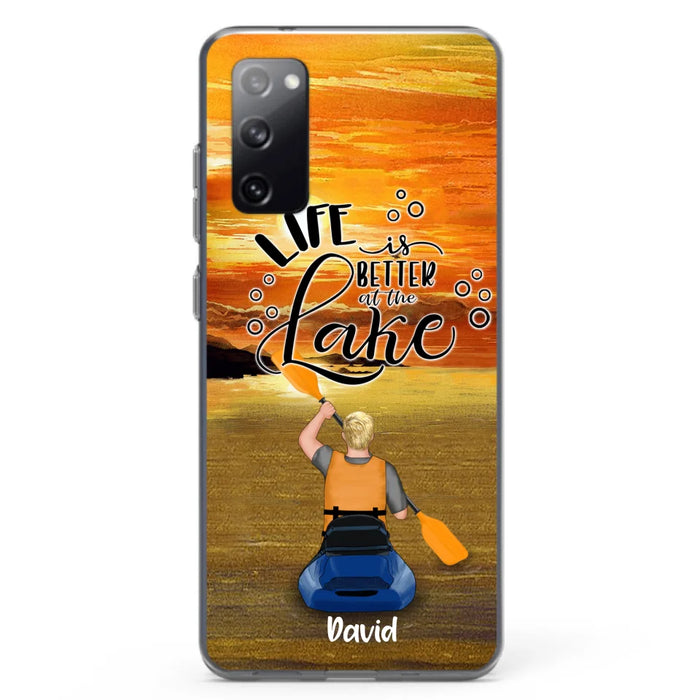 Personalized Kayak Phone Case - Man/ Woman/ Couple - Life Is Better At The Lake - Phone Case For iPhone And Samsung - FKUJGV