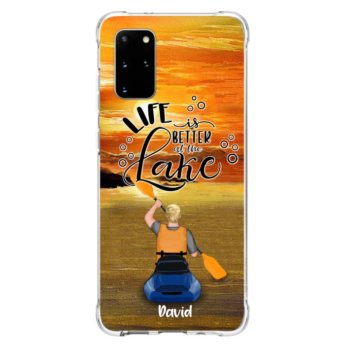 Personalized Kayak Phone Case - Man/ Woman/ Couple - Life Is Better At The Lake - Phone Case For iPhone And Samsung - FKUJGV