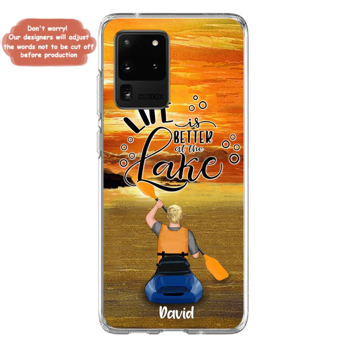 Personalized Kayak Phone Case - Man/ Woman/ Couple - Life Is Better At The Lake - Phone Case For iPhone And Samsung - FKUJGV