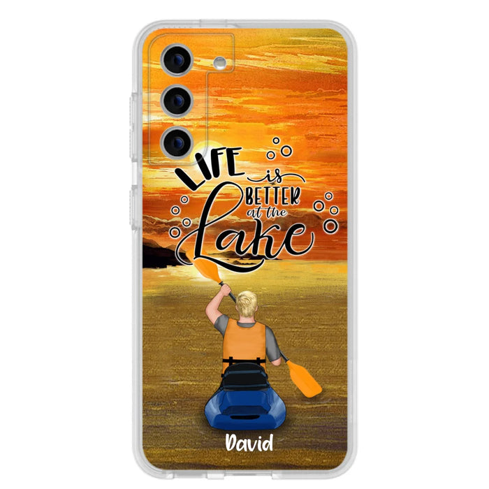 Personalized Kayak Phone Case - Man/ Woman/ Couple - Life Is Better At The Lake - Phone Case For iPhone And Samsung - FKUJGV