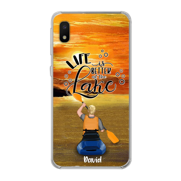 Personalized Kayak Phone Case - Man/ Woman/ Couple - Life Is Better At The Lake - Phone Case For iPhone And Samsung - FKUJGV