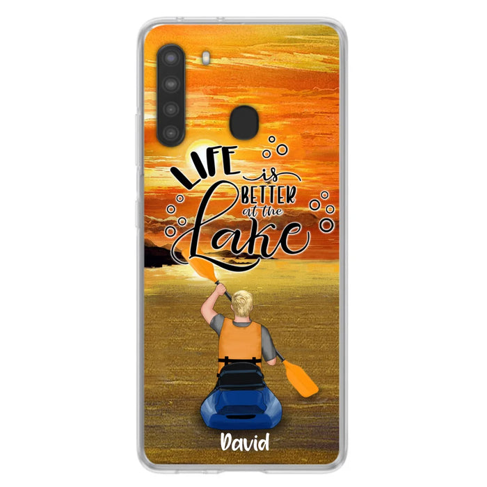 Personalized Kayak Phone Case - Man/ Woman/ Couple - Life Is Better At The Lake - Phone Case For iPhone And Samsung - FKUJGV