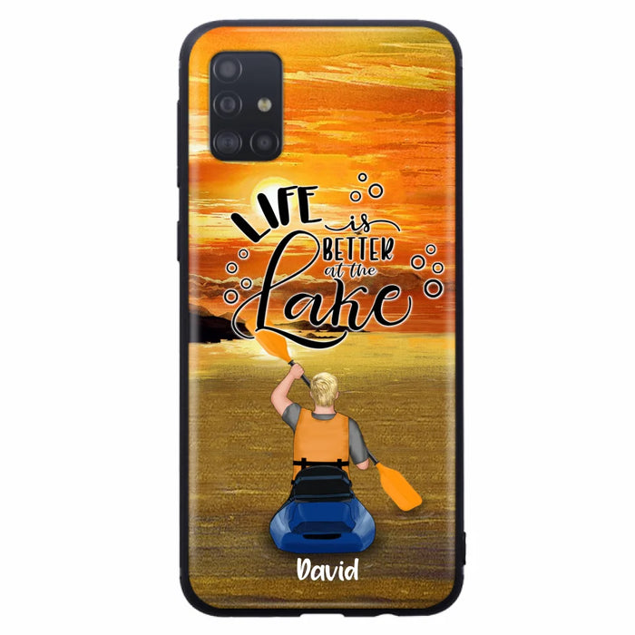 Personalized Kayak Phone Case - Man/ Woman/ Couple - Life Is Better At The Lake - Phone Case For iPhone And Samsung - FKUJGV