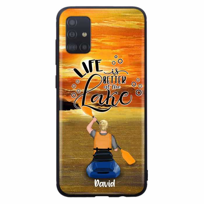 Personalized Kayak Phone Case - Man/ Woman/ Couple - Life Is Better At The Lake - Phone Case For iPhone And Samsung - FKUJGV