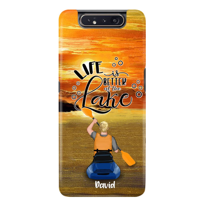 Personalized Kayak Phone Case - Man/ Woman/ Couple - Life Is Better At The Lake - Phone Case For iPhone And Samsung - FKUJGV