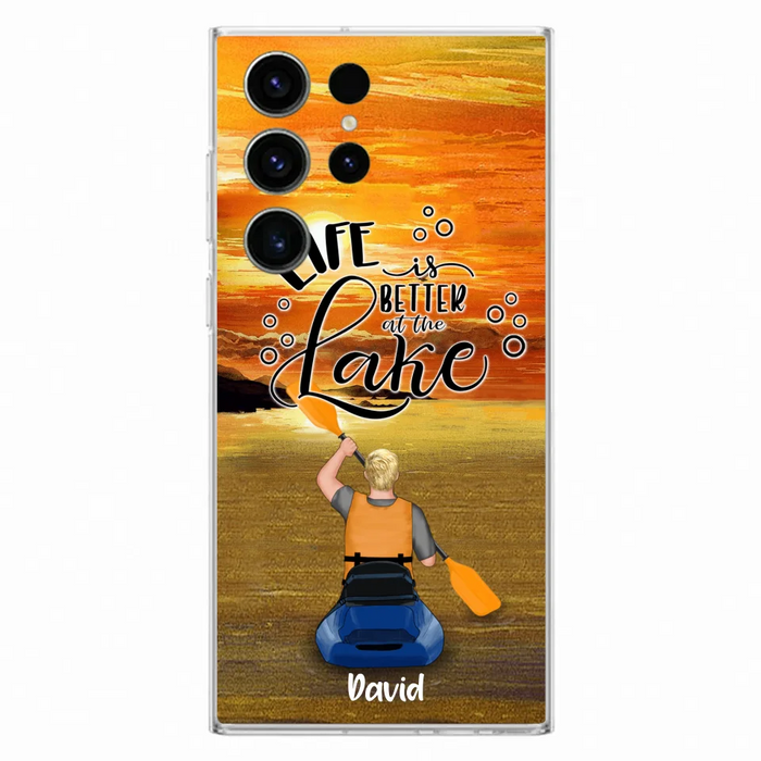 Personalized Kayak Phone Case - Man/ Woman/ Couple - Life Is Better At The Lake - Phone Case For iPhone And Samsung - FKUJGV