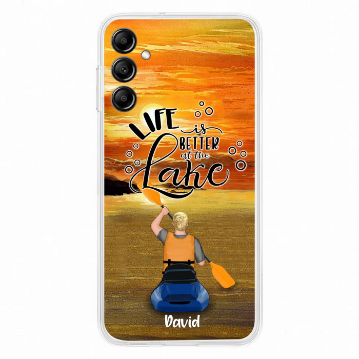 Personalized Kayak Phone Case - Man/ Woman/ Couple - Life Is Better At The Lake - Phone Case For iPhone And Samsung - FKUJGV