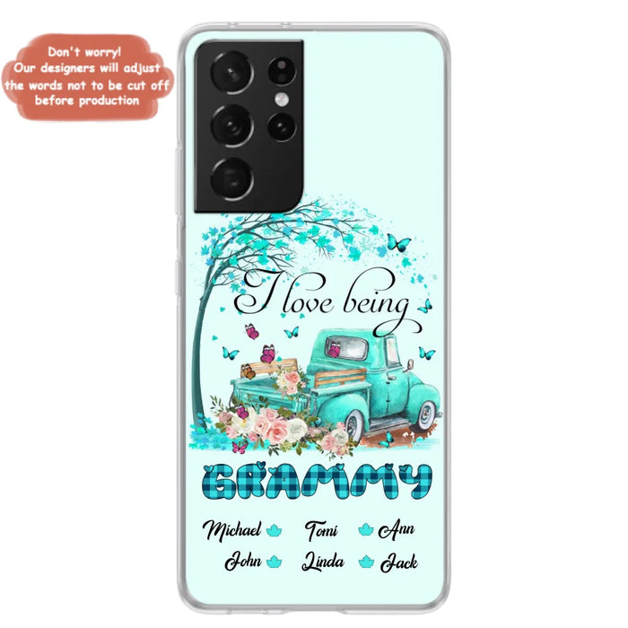 Custom Personalized Phone Case - I Love Being Grandma - R5OIKQ