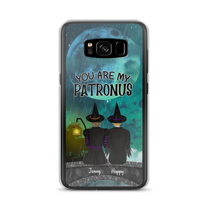 Personalized Witches Phone Case - Gift Idea For Best Friends with 2 Girls - You Are My Patronus