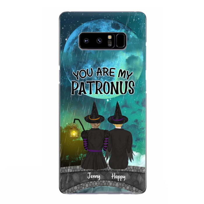 Personalized Witches Phone Case - Gift Idea For Best Friends with 2 Girls - You Are My Patronus