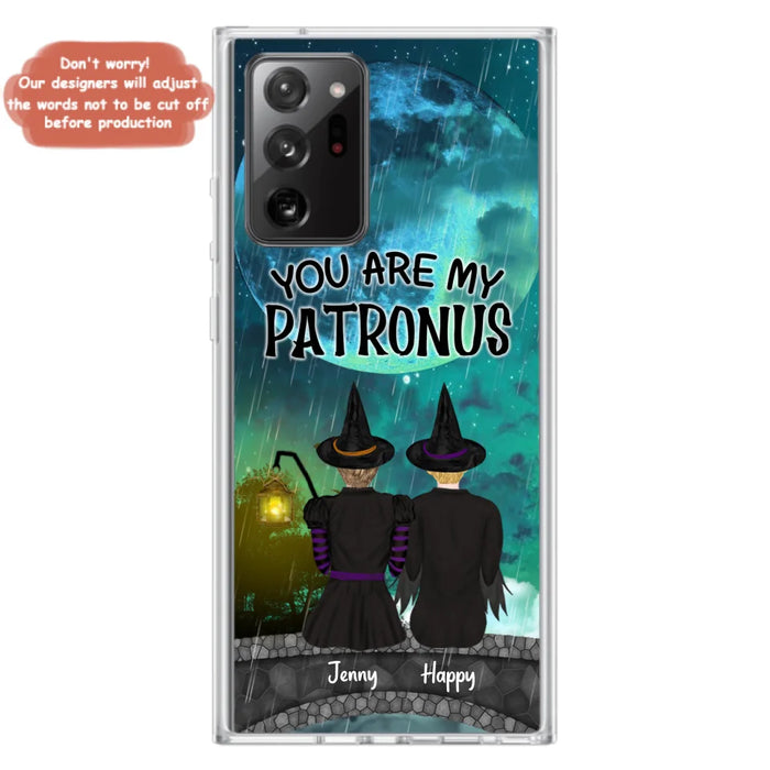 Personalized Witches Phone Case - Gift Idea For Best Friends with 2 Girls - You Are My Patronus