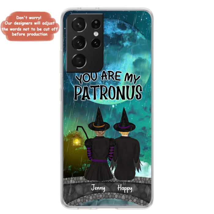 Personalized Witches Phone Case - Gift Idea For Best Friends with 2 Girls - You Are My Patronus