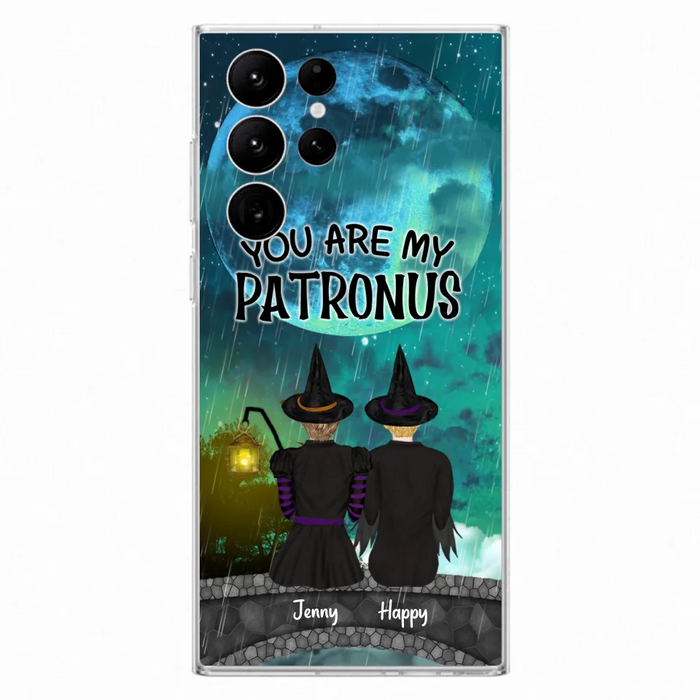 Personalized Witches Phone Case - Gift Idea For Best Friends with 2 Girls - You Are My Patronus