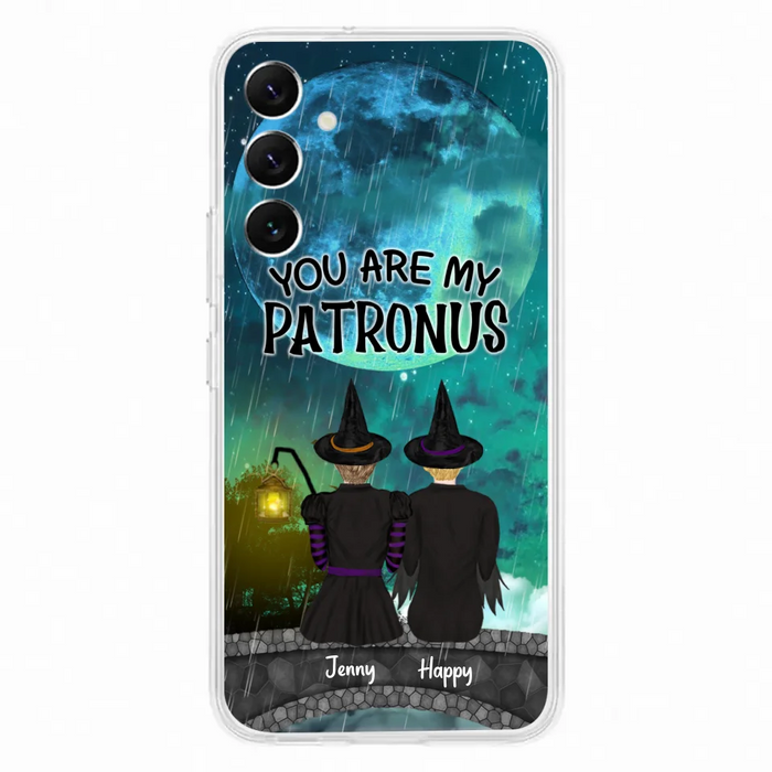 Personalized Witches Phone Case - Gift Idea For Best Friends with 2 Girls - You Are My Patronus