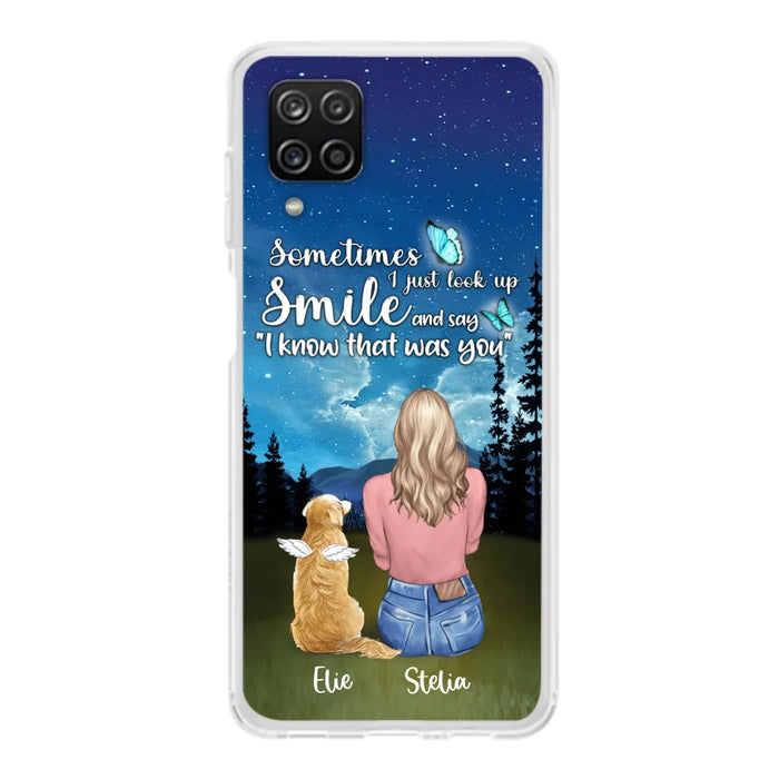 Custom Personalized Lost Pet Mom Phone Case - Girl With Upto 4 Pets - Phone Case For iPhone and Samsung - PU2YLV