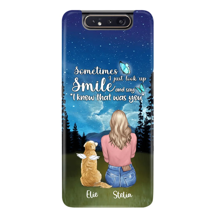 Custom Personalized Lost Pet Mom Phone Case - Girl With Upto 4 Pets - Phone Case For iPhone and Samsung - PU2YLV