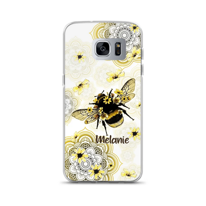 Custom Personalized Bee Phone Case - Upto 5 Bees - Gift For Bee Lovers