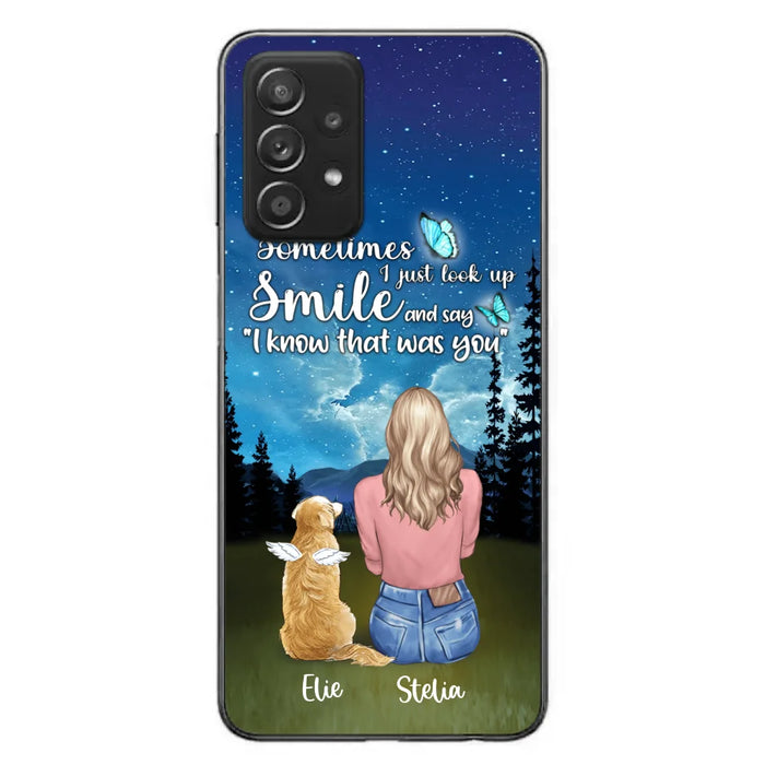 Custom Personalized Lost Pet Mom Phone Case - Girl With Upto 4 Pets - Phone Case For iPhone and Samsung - PU2YLV