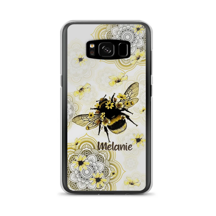 Custom Personalized Bee Phone Case - Upto 5 Bees - Gift For Bee Lovers