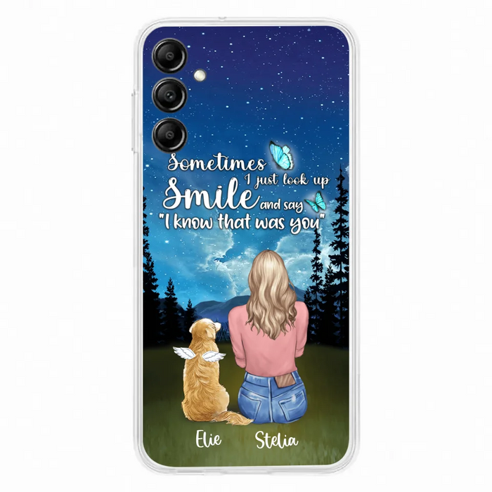 Custom Personalized Lost Pet Mom Phone Case - Girl With Upto 4 Pets - Phone Case For iPhone and Samsung - PU2YLV