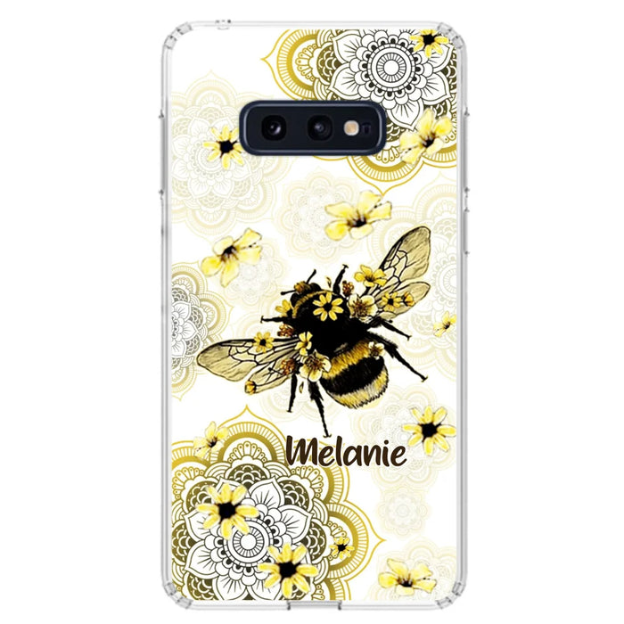 Custom Personalized Bee Phone Case - Upto 5 Bees - Gift For Bee Lovers