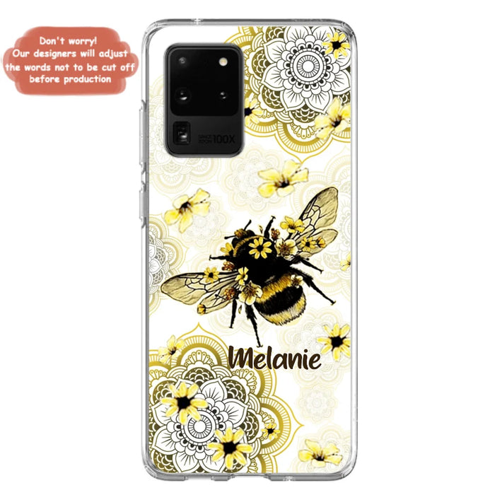 Custom Personalized Bee Phone Case - Upto 5 Bees - Gift For Bee Lovers