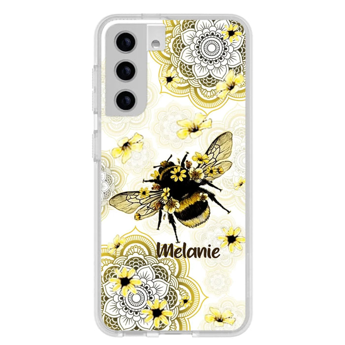 Custom Personalized Bee Phone Case - Upto 5 Bees - Gift For Bee Lovers