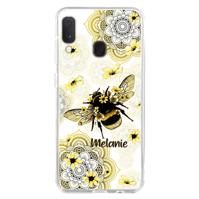 Custom Personalized Bee Phone Case - Upto 5 Bees - Gift For Bee Lovers