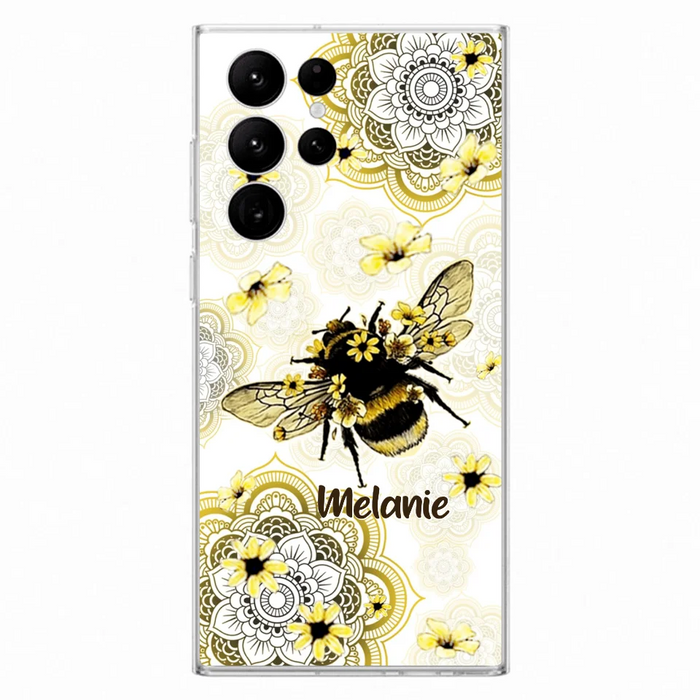 Custom Personalized Bee Phone Case - Upto 5 Bees - Gift For Bee Lovers