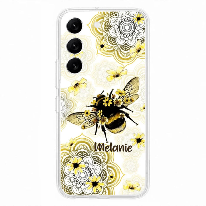 Custom Personalized Bee Phone Case - Upto 5 Bees - Gift For Bee Lovers