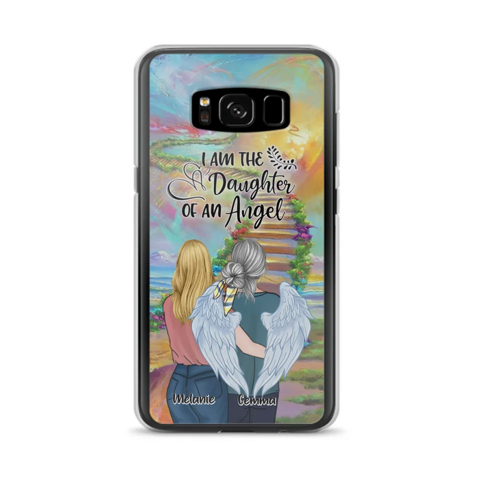 Custom Personalized Mom In The Heaven Phone Case - Mom And Daughter - Best Memorial Gift - Phone Case For iPhone And Samsung