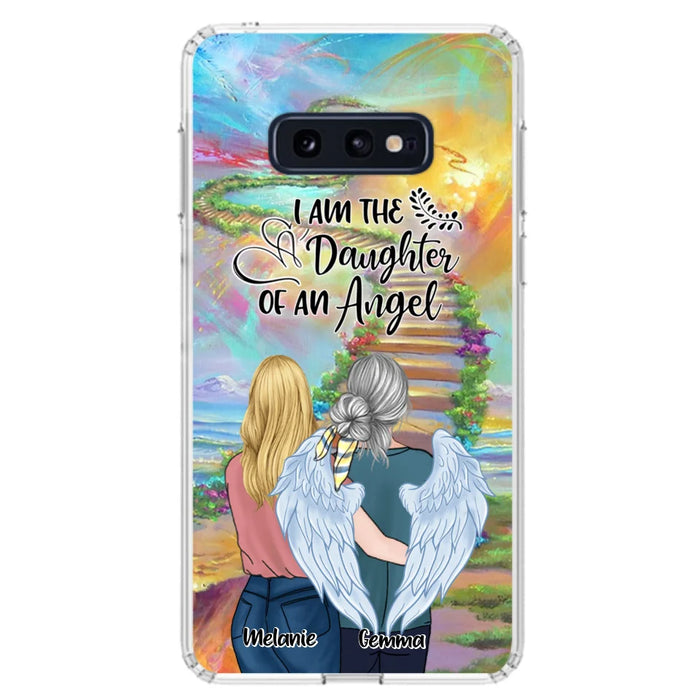 Custom Personalized Mom In The Heaven Phone Case - Mom And Daughter - Best Memorial Gift - Phone Case For iPhone And Samsung