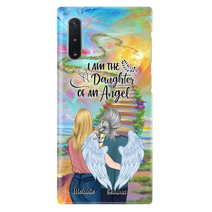 Custom Personalized Mom In The Heaven Phone Case - Mom And Daughter - Best Memorial Gift - Phone Case For iPhone And Samsung