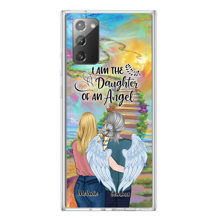 Custom Personalized Mom In The Heaven Phone Case - Mom And Daughter - Best Memorial Gift - Phone Case For iPhone And Samsung