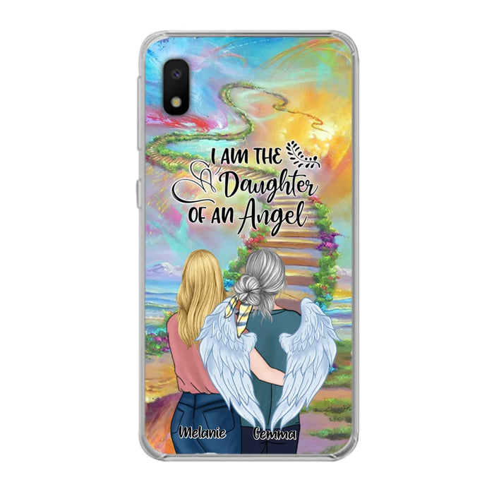 Custom Personalized Mom In The Heaven Phone Case - Mom And Daughter - Best Memorial Gift - Phone Case For iPhone And Samsung