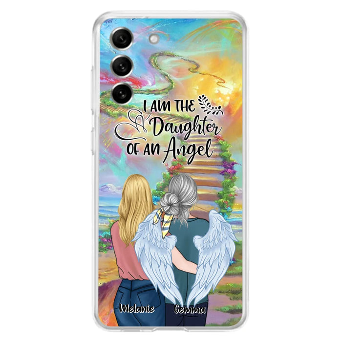 Custom Personalized Mom In The Heaven Phone Case - Mom And Daughter - Best Memorial Gift - Phone Case For iPhone And Samsung