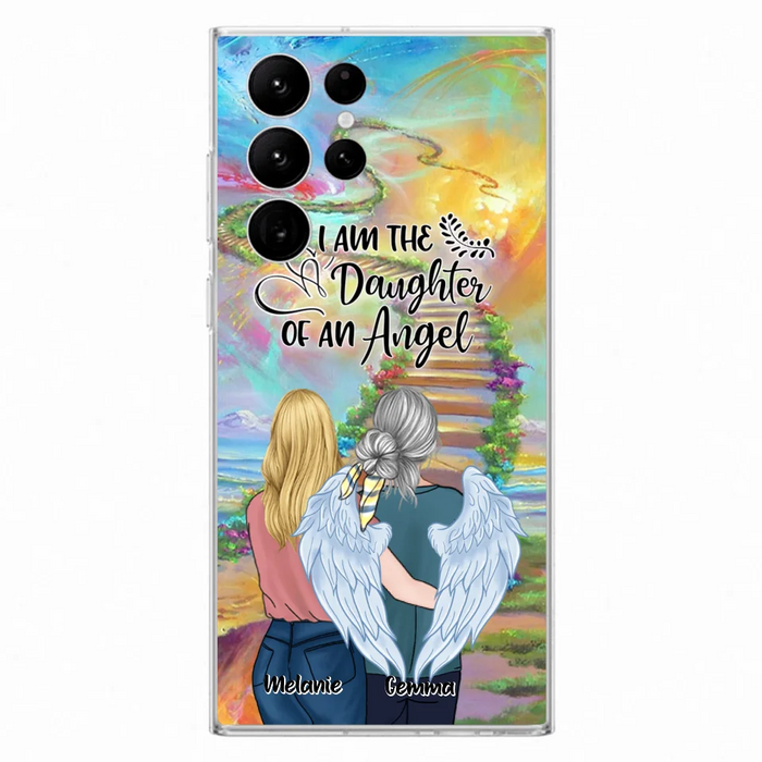 Custom Personalized Mom In The Heaven Phone Case - Mom And Daughter - Best Memorial Gift - Phone Case For iPhone And Samsung